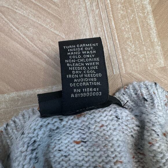 Lane Bryant Cream Multicolor Speckled Oversized Knit Sweater Womens Plus 26/28 - Picture 8 of 8